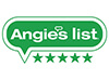 angie's list logo with five stars